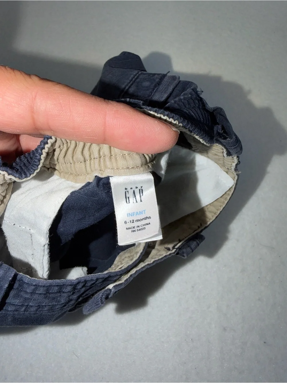 Y2K Gap Infant Cargo Shorts — Navy